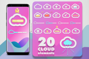 20 Cloud Elements Kit – A Modern Design Solution for Web and App Developers