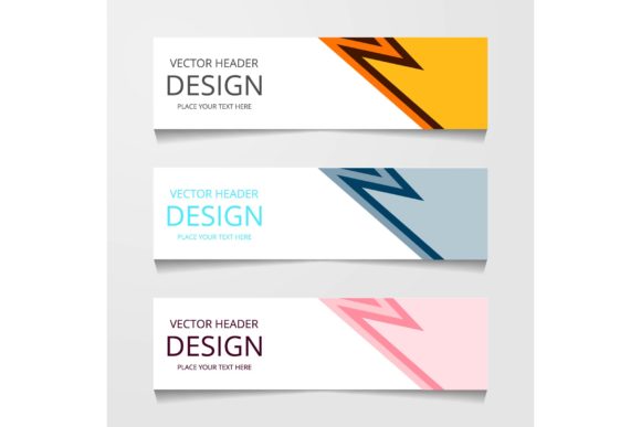 Abstract Web Banner Sharp Design: A Modern Approach to Visual Communication