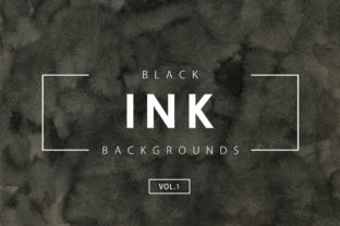 Black Ink Backgrounds 1: A Versatile Resource for Designers