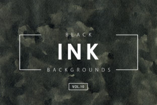 Black Ink Backgrounds 10: A Creative Resource for Designers and Professionals