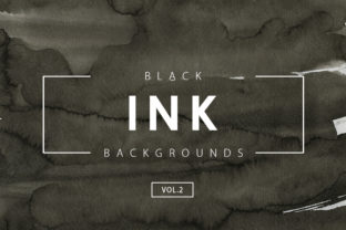 Black Ink Backgrounds 2: Elevating Design with Timeless Elegance
