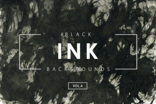 Black Ink Backgrounds 4: Elevate Your Creative Projects with Professional-Grade Textures