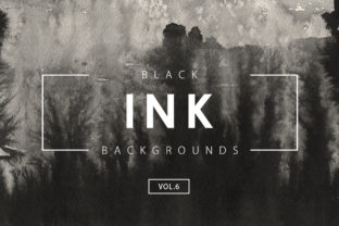 Black Ink Backgrounds 6: A Powerful Resource for Designers and Creators
