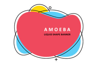 Bubble Circle Wavy Banner: A Modern Vector Template for Creative Design