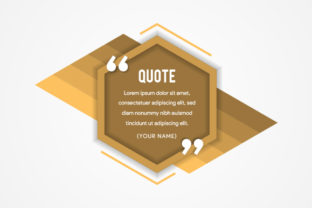 Hexagon Quote Gold: A Versatile Template for Motivational Content
