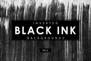 Inverted Black Ink Backgrounds 6: A Unique Resource for Designers