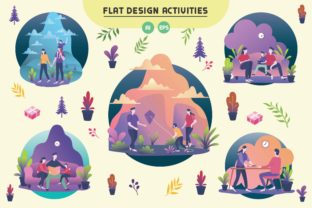 Modern Flat Design Activities